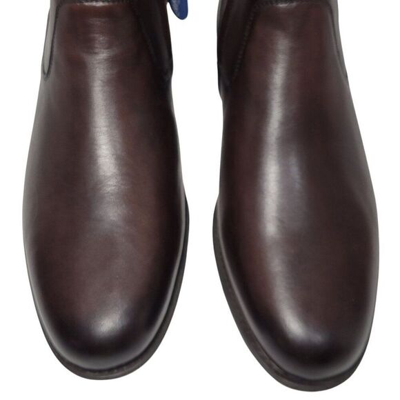 Florsheim Midtown Boot Zip Plain Toe Mens Size 11 D Brown Genuine Leather NEW - Picture 14 of 16
